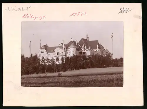 Fotografie Brück & Sohn Meissen, Ansicht Marienbad, Blick auf das Hotel Rübezahl