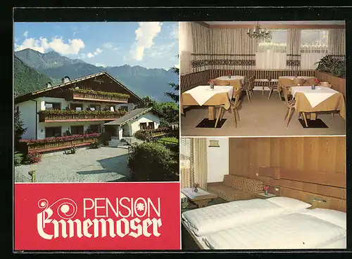 AK Rabland bei Meran, Pension Ennemoser, Innenansichten