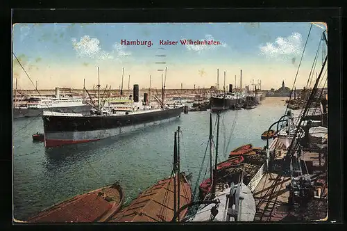 AK Hamburg, Kaiser Wilhelm-Hafen