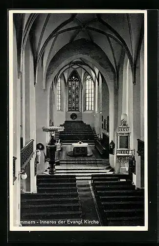 AK Simmern, Inneres der Evangl. Kirche