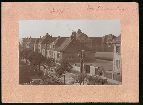 Fotografie Brück & Sohn Meissen, Ansicht Frankenberg i. Sa., Partie an der Unteroffiziersschule