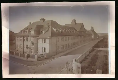 Fotografie Brück & Sohn Meissen, Ansicht Frankenberg i. Sa., Partie an der Unteroffiziersschule