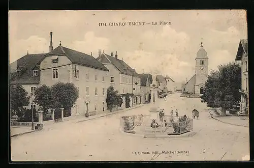 AK Charquemont, La Place, L`Eglise