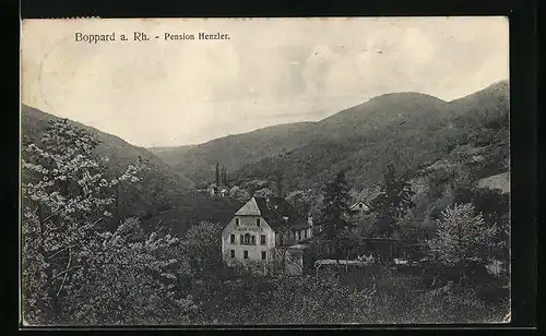 AK Boppard a. Rh., Pension Henzler