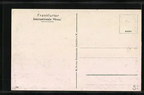 AK Frankfurt a. M., Haus Offenbach mit Hohenzollernring, Strassenbahn