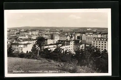 AK Gotenhafen, Gesamtansicht vom Steinberg