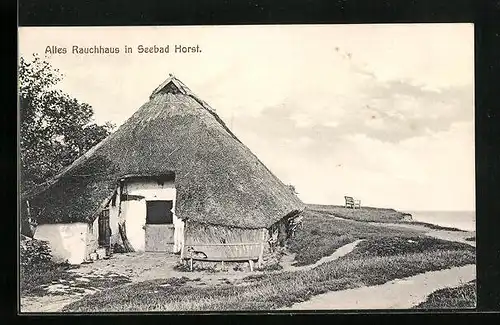 AK Horst, Altes Rauchhaus im Seebad