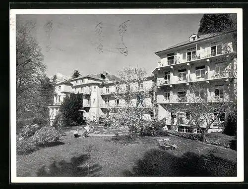 AK Meran-Obermais, Hotel Gilmhof, Garten