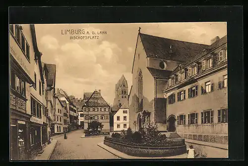 AK Limburg /Lahn, Partie am Bischofsplatz