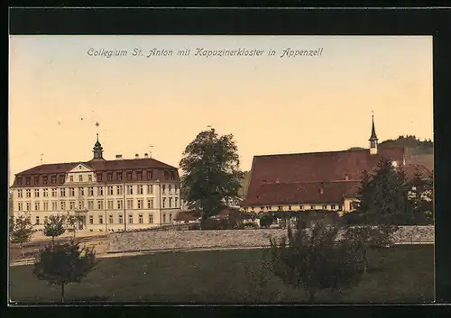 AK Appenzell, Collegium St. Anton mit Kapuzinerkloster