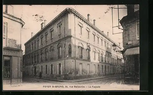 AK Foyer St-Bruno, 34, rue Belleville, La Facade