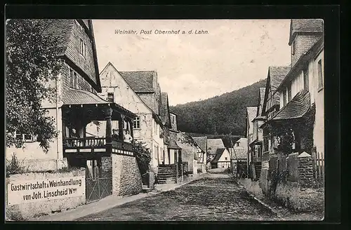 AK Weinähr, Gasthaus & Weinhandlung von Joh. Linscheid Witwe