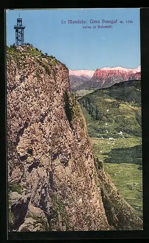 AK La Mendola, Cima Penegal, verso le Dolomiti