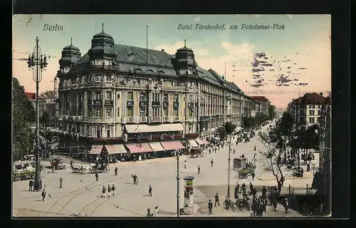 AK Berlin, Hotel Fürstenhof am Potsdamer Platz