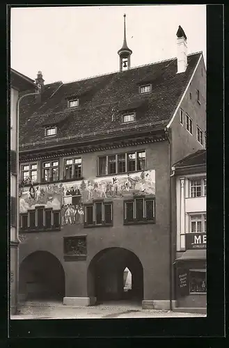 AK Appenzell, Blick zum Rathaus