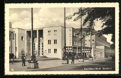 AK Chemnitz, vor dem Stadtbad