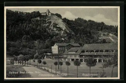 AK Bad Sulza i. Thür., Kurhotel, Sonnenburg, Gradierwerk