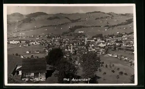 AK Appenzell, Gesamtansicht mit Umgebung