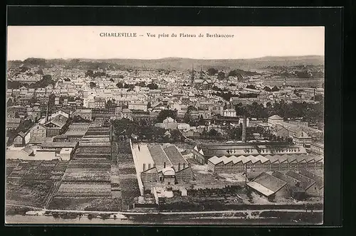 AK Charleville, Vue prise du Plateau de Barthaucour