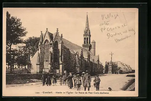 AK Confort, Abside de l`Eglise, La Route de Pont-Croix-Audierne