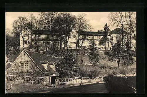 AK Bad Sulza /Th., Kurhaus von der Strasse gesehen