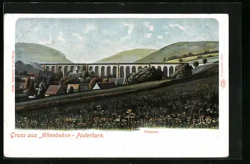 AK Altenbeken-Paderborn, Blick zum Viaduct