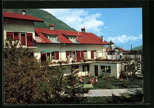 AK Naturns, Gästehaus Josef Nischler im Sommer