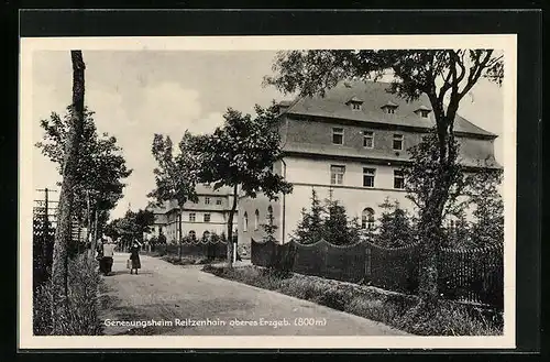 AK Reitzenhain, Strassenpartie am Genesungsheim