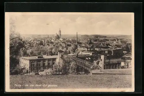 AK Penig i. Sa., Ortsansicht von Nord-Ost gesehen