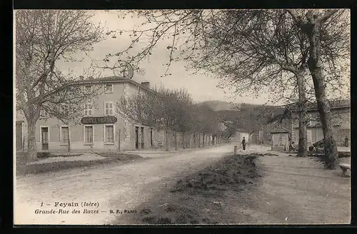 AK Feysin, Hotel Perret, Grande-Rue des Razes