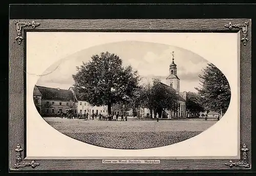 AK Wend. Buchholz, Strassenpartie am Marktplatz