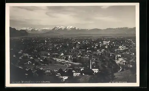 AK Dornbirn, Gesamtansicht mit Säntis