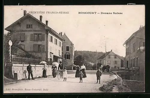 AK Boncourt, Frontière Franco-Suisse, Douane Suisse