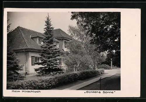 AK Storkow, Heim Hirschluch, Haus Güldene Sonne