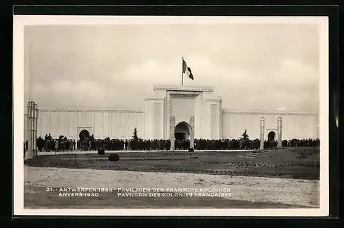 AK Antwerpen, Wereldtentoonstelling 1930, Paviljoen der Fransche Kolonien