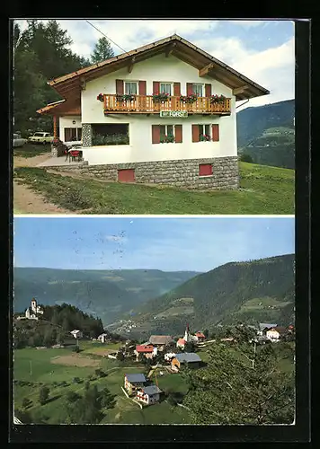 AK Wangen am Ritten, Gasthof Edelweiss, Ortsansicht