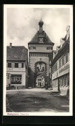 AK Bietigheim, Partie am Unter-Tor