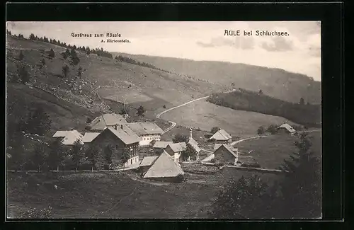 AK Äule bei Schluchsee, Totale mit Gasthaus zum Rössle