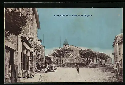 AK Bois-d`Oingt, Place de la Chapelle