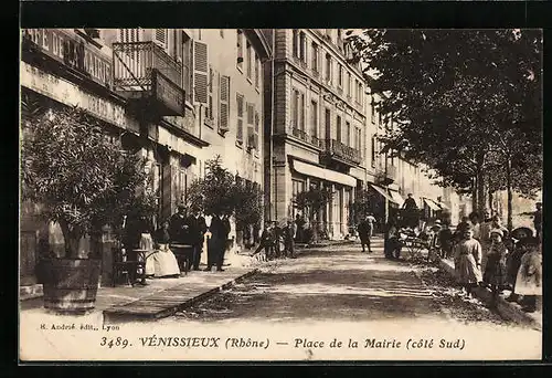 AK Vénissieux, Place de la Mairie, Côte Sud