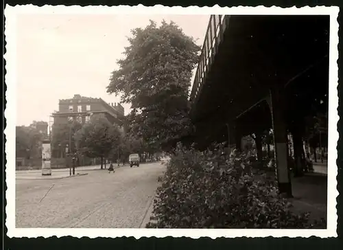 Fotografie unbekannter Fotograf, Ansicht Berlin, Hochbahntrasse an der Skalitzer Strasse 1959