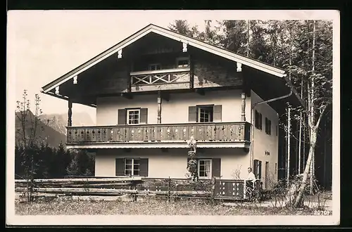 AK Schönau am Königssee, Hotel-Pension Haus Fichtenwald