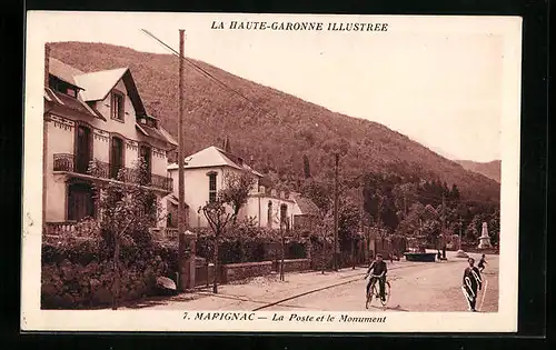 AK Marignac, La Poste et le Monument