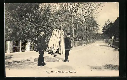 AK Aix-les-Bains, Les Porteurs