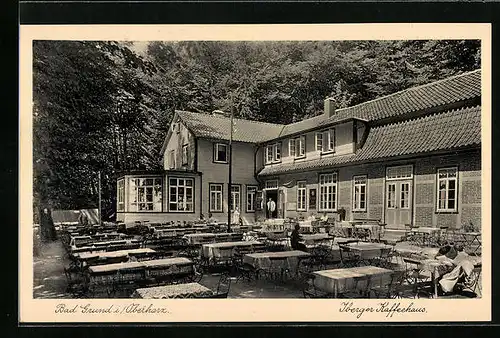 AK Bad Grund i. Oberharz, Iberger Kaffeehaus von Hermann Thiele