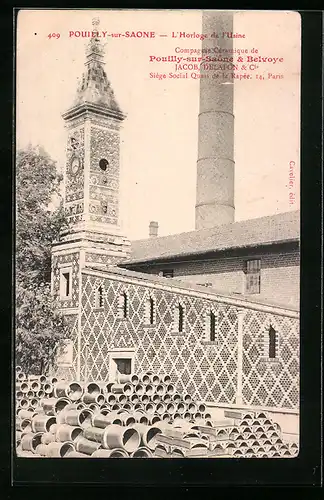 AK Pouilly-sur-Saone, L`Horloge de l`Usine