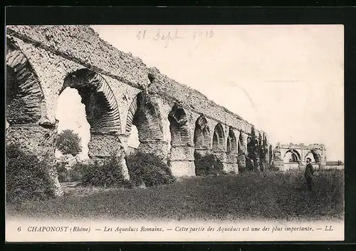 AK Chaponost, Les Aqueducs Romains