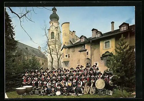 AK Toblach, Musikkapelle in der Hochpustertaler Tracht