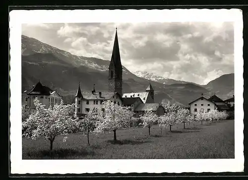 AK Terlano-Terlan, Ortsansicht mit Kirche