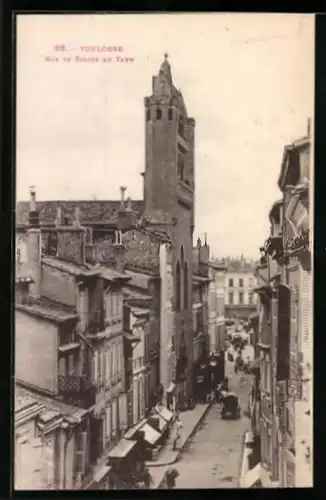 AK Toulouse, Rue et Eglise du Taur